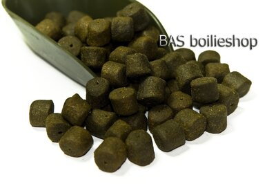 Pellets Coppens Black Halibut 14mm (met gat) / kilo